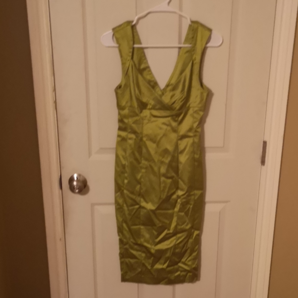 Lime green dress